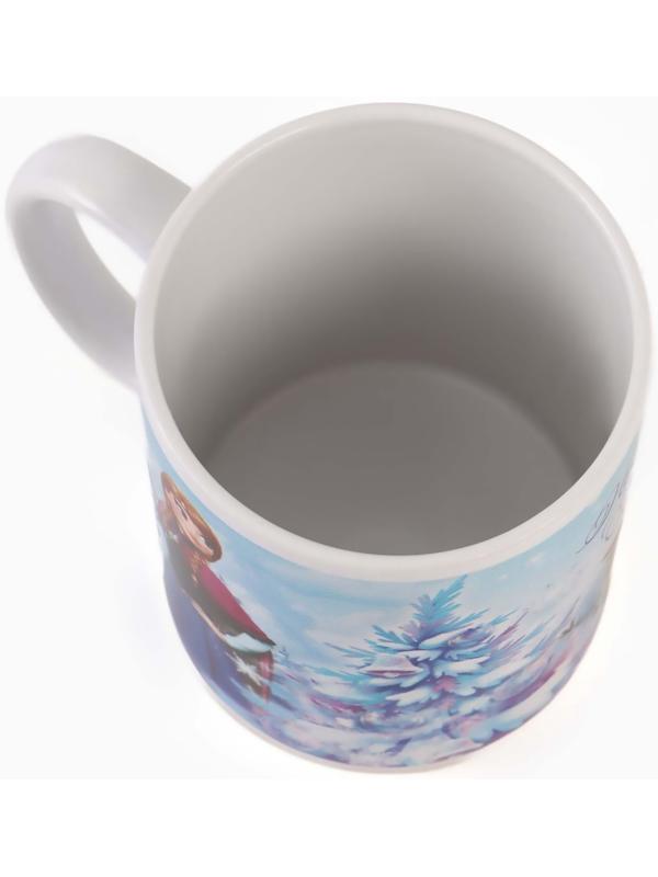 Кружка новогодняя сублимация 320 мл, Холодное сердце