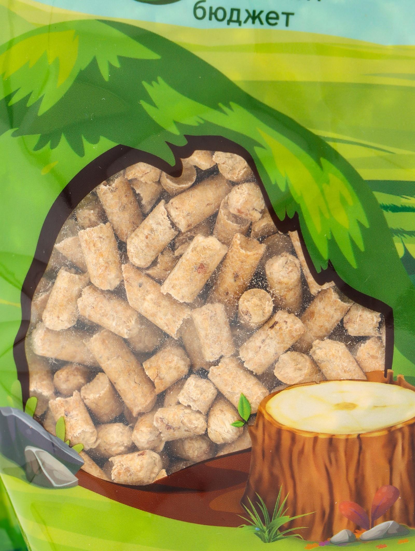 Наполнитель для мелких животных древесный 6 мм, 3 л, LITTLE VILLAGE-Triol