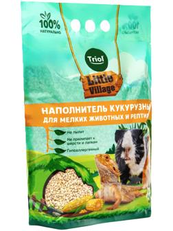 Наполнитель кукурузный для мелких животных и рептилий, 5 л, LITTLE VILLAGE-Triol