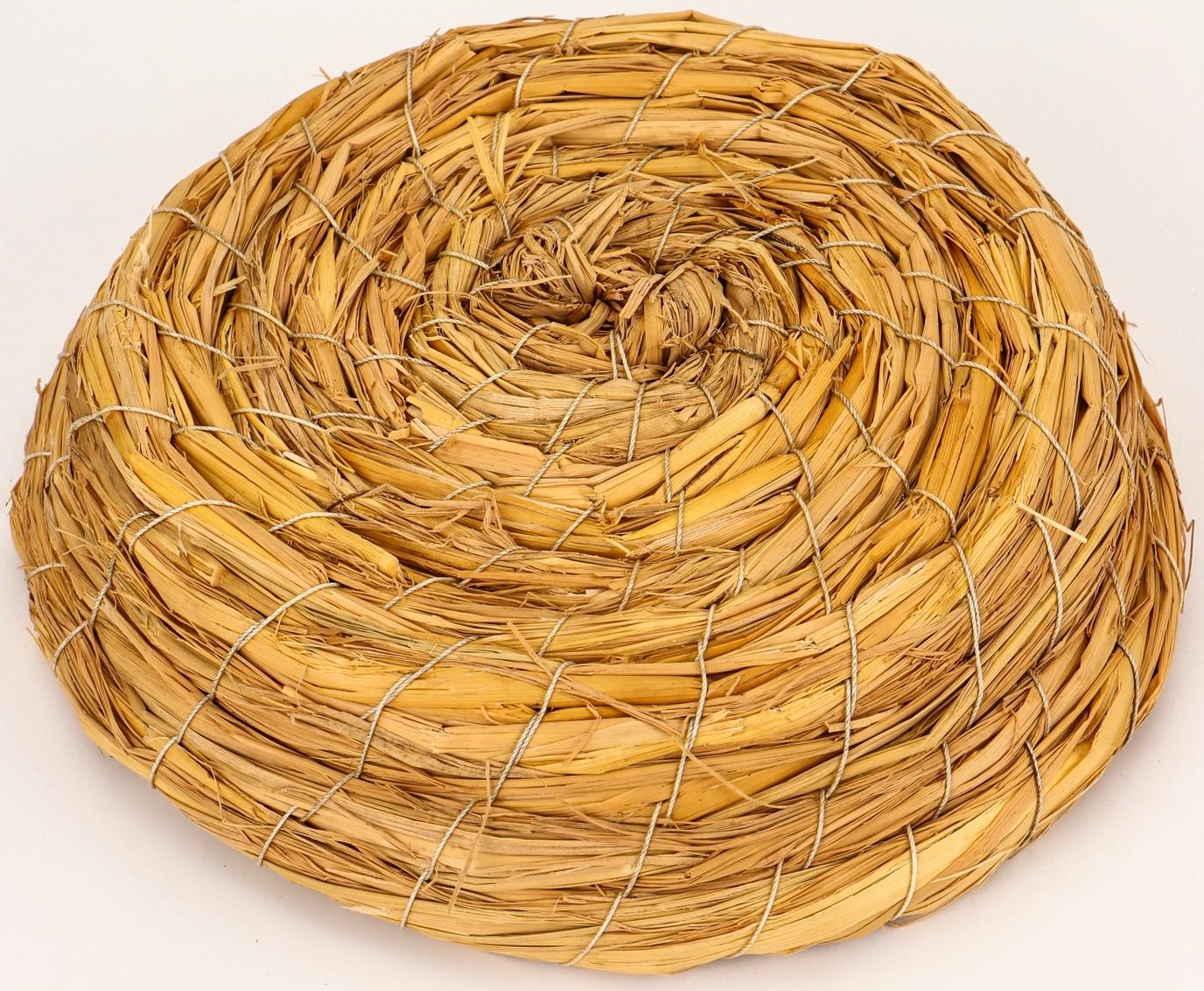 Гнездо для птиц плетёное из соломы, 20.5×4 см