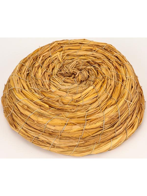 Гнездо для птиц плетёное из соломы, 20.5×4 см