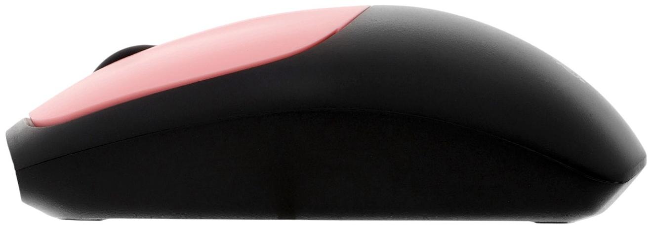 Комплект клавиатура и мышь Smartbuy SBC-666395AG-KP, беспроводной, USB, 1хАА, чёрно-розовый