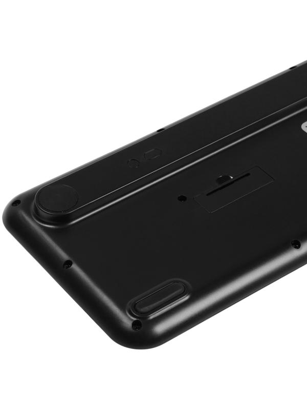 Комплект клавиатура и мышь Smartbuy SBC-666395AG-KP, беспроводной, USB, 1хАА, чёрно-розовый