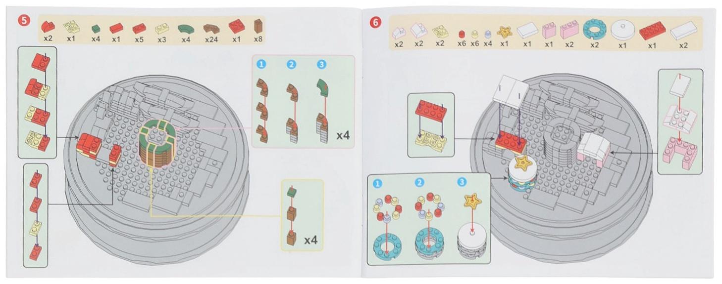 Конструктор «Новогодние истории. Музыкальная ёлочка», свет, 683 детали