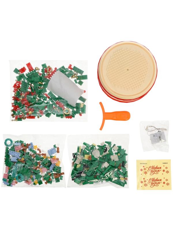 Конструктор «Новогодние истории. Музыкальная ёлочка», свет, 683 детали