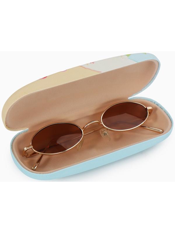 Футляр для очков на хлопушке, с рисунком, размер 16×4×6 см, МИКС