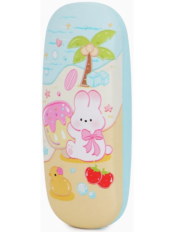 Футляр для очков на хлопушке, с рисунком, размер 16×4×6 см, МИКС