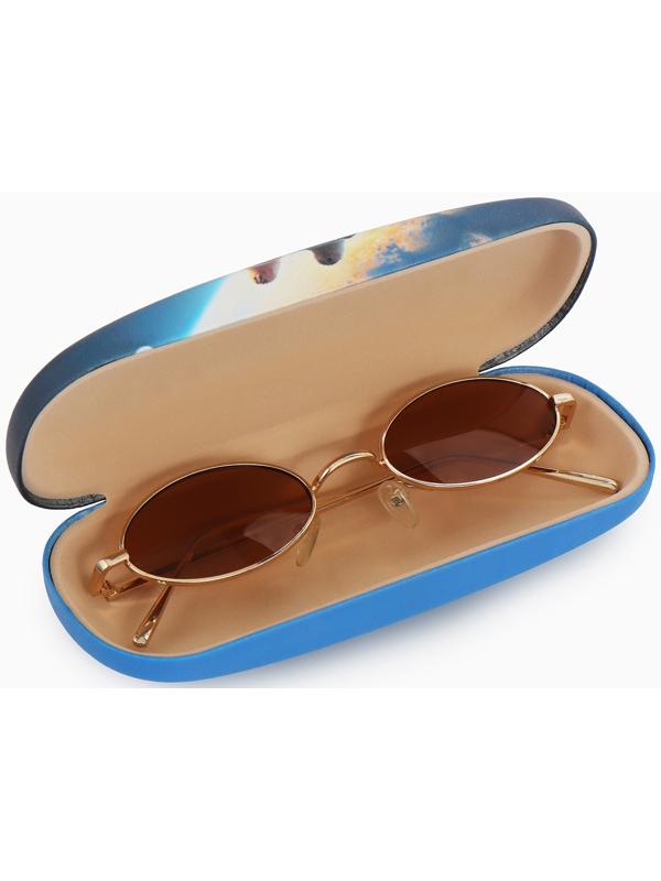 Футляр для очков на хлопушке, с рисунком, размер 16×4×6 см, МИКС