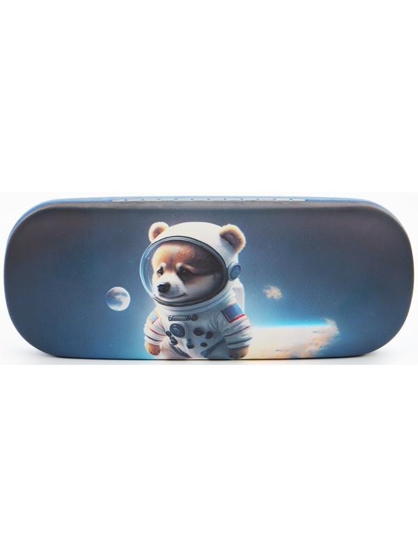 Футляр для очков на хлопушке, с рисунком, размер 16×4×6 см, МИКС