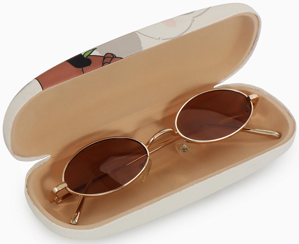 Футляр для очков на хлопушке, с рисунком, размер 16×4×6 см, МИКС