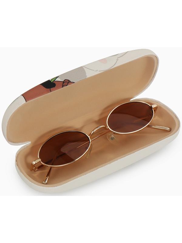 Футляр для очков на хлопушке, с рисунком, размер 16×4×6 см, МИКС