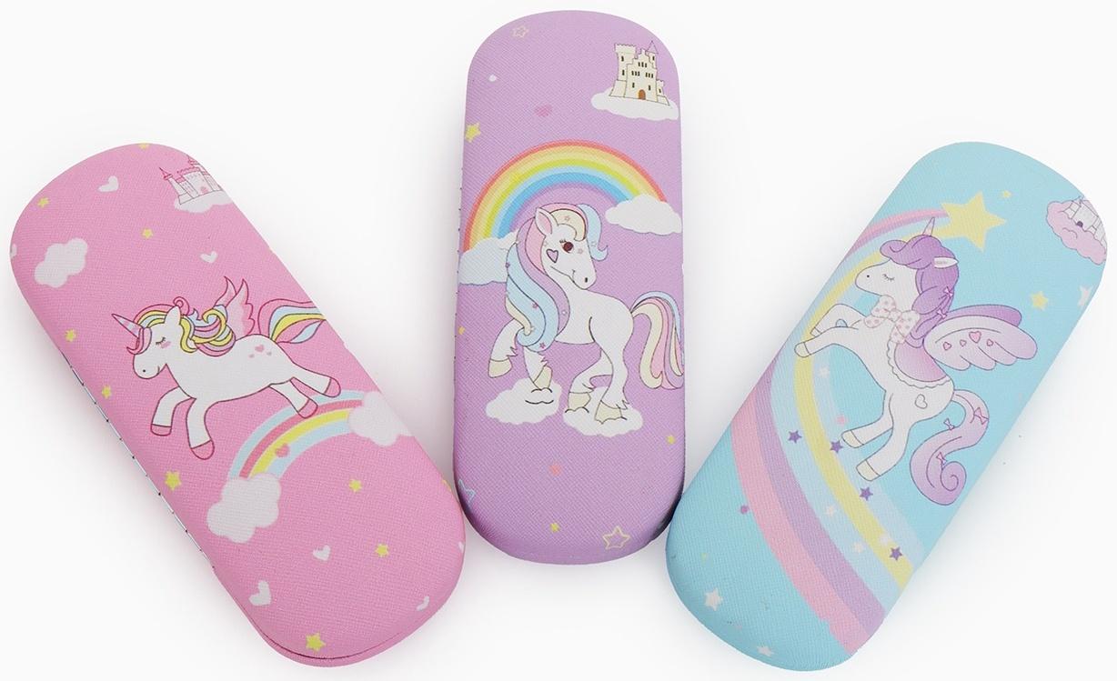 Футляр для очков на хлопушке, с рисунком, размер 16×4×6 см, МИКС