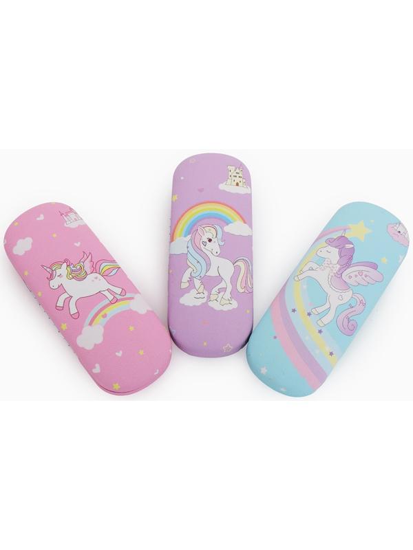 Футляр для очков на хлопушке, с рисунком, размер 16×4×6 см, МИКС