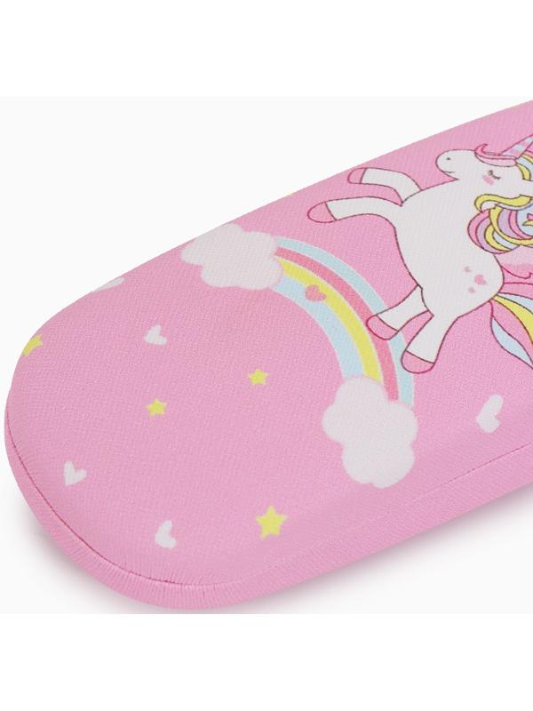 Футляр для очков на хлопушке, с рисунком, размер 16×4×6 см, МИКС