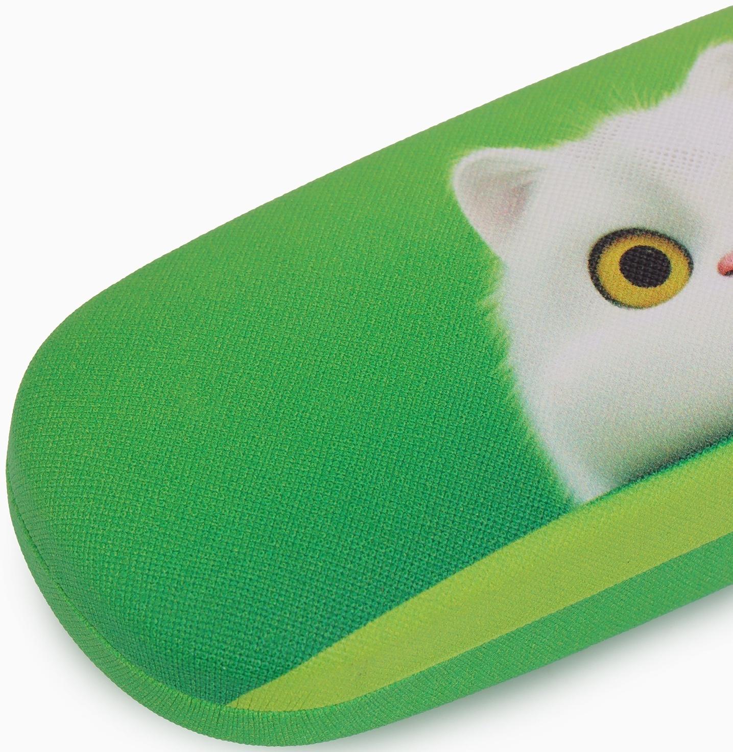 Футляр для очков на хлопушке, с рисунком, размер 16×4×6 см, МИКС