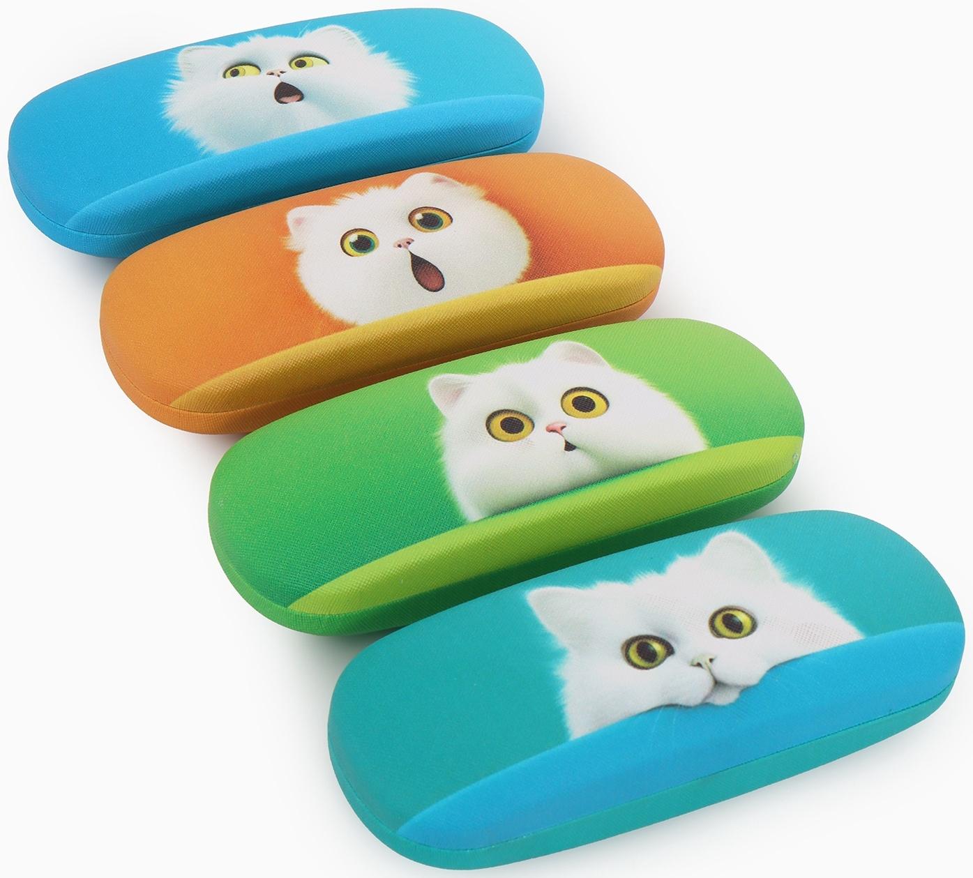 Футляр для очков на хлопушке, с рисунком, размер 16×4×6 см, МИКС