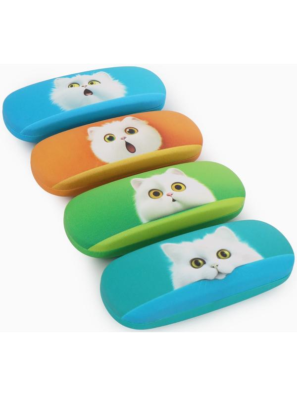 Футляр для очков на хлопушке, с рисунком, размер 16×4×6 см, МИКС