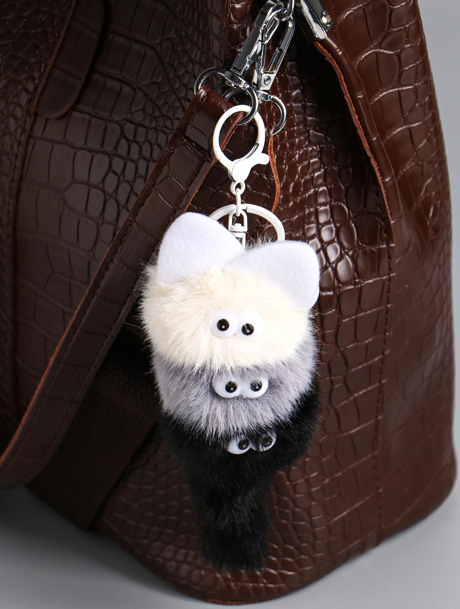 Брелок для ключей на кольце «Пушистик: Три кота», на сумку, рюкзак, 17×7.5×5 см