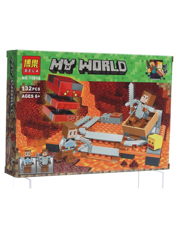 Конструктор Bl Minecraft «Большой Лавовый куб» 10958 / 132 деталей