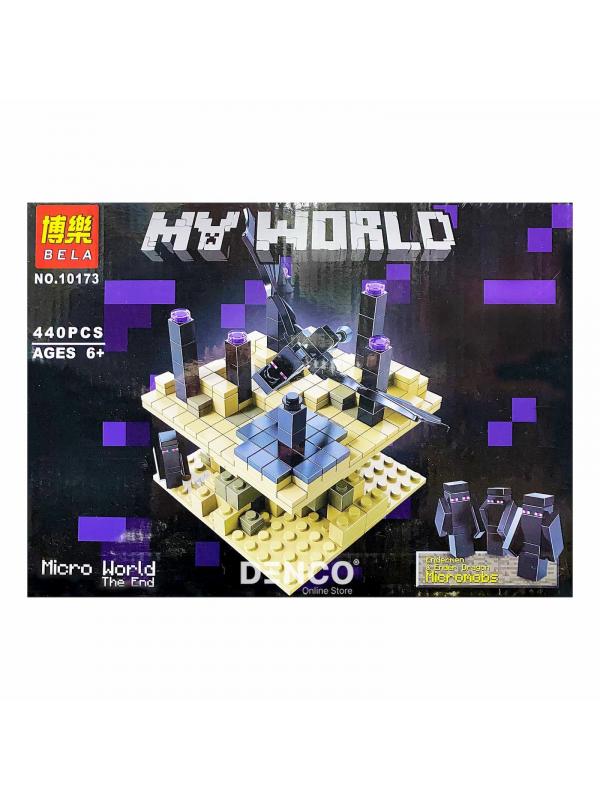 Конструктор Bl Minecraft «Микромир: Край» 10173 (21107), 440 деталей