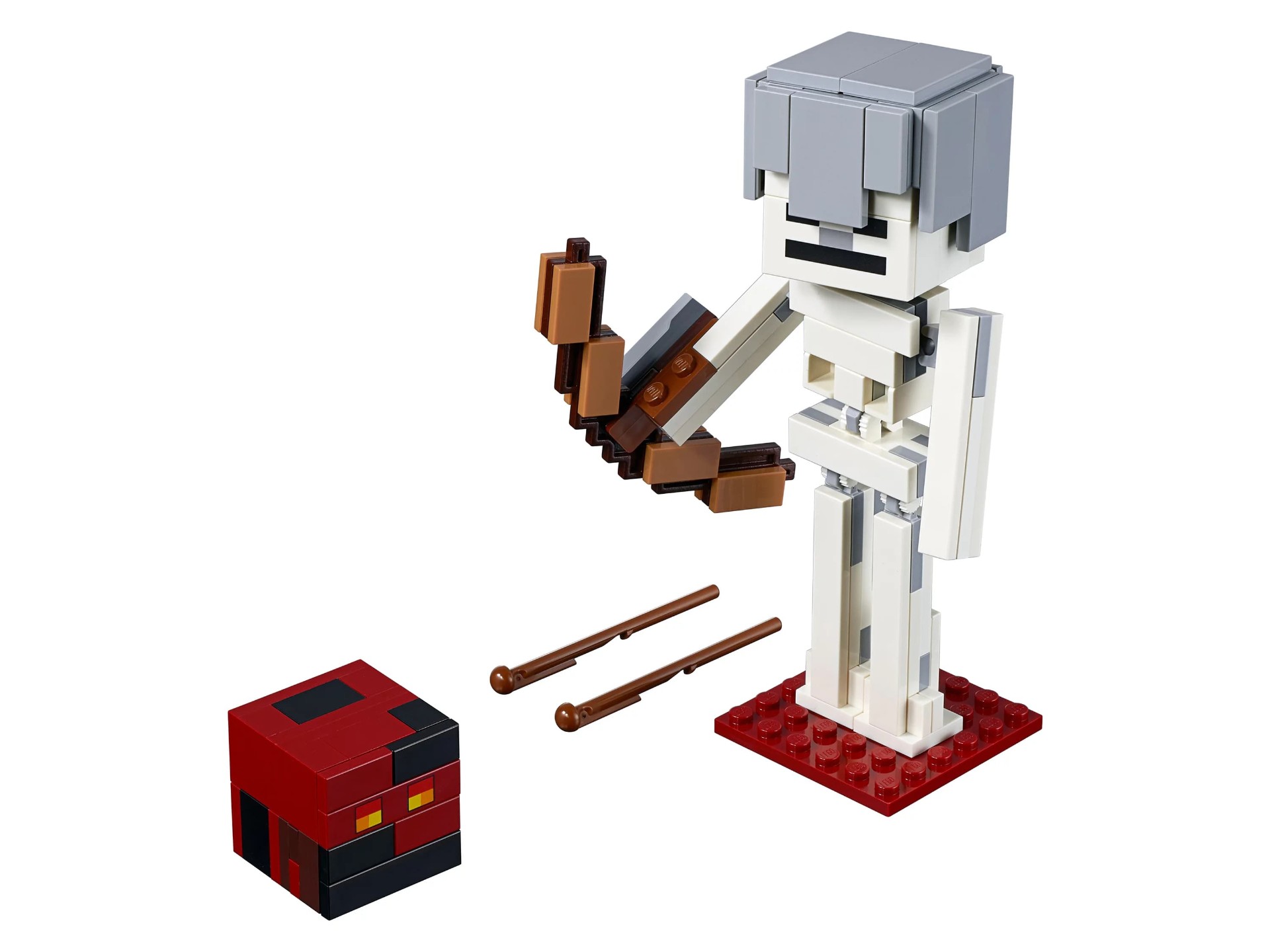 Конструктор Bl «Скелет с кубом магмы» 11168 (Minecraft 21150), 142 детали