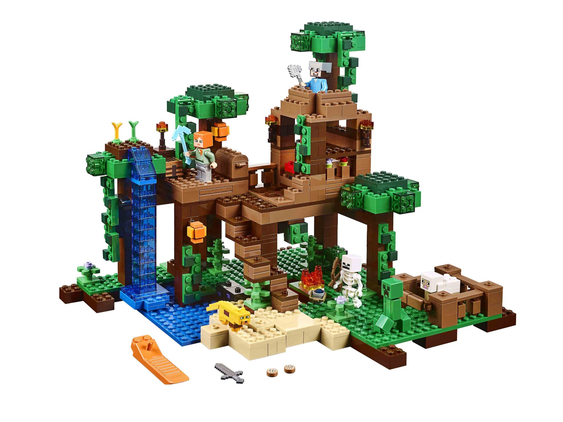 Конструктор Bl «Домик на дереве в джунглях» 10471 (Minecraft 21125) / 718 деталей