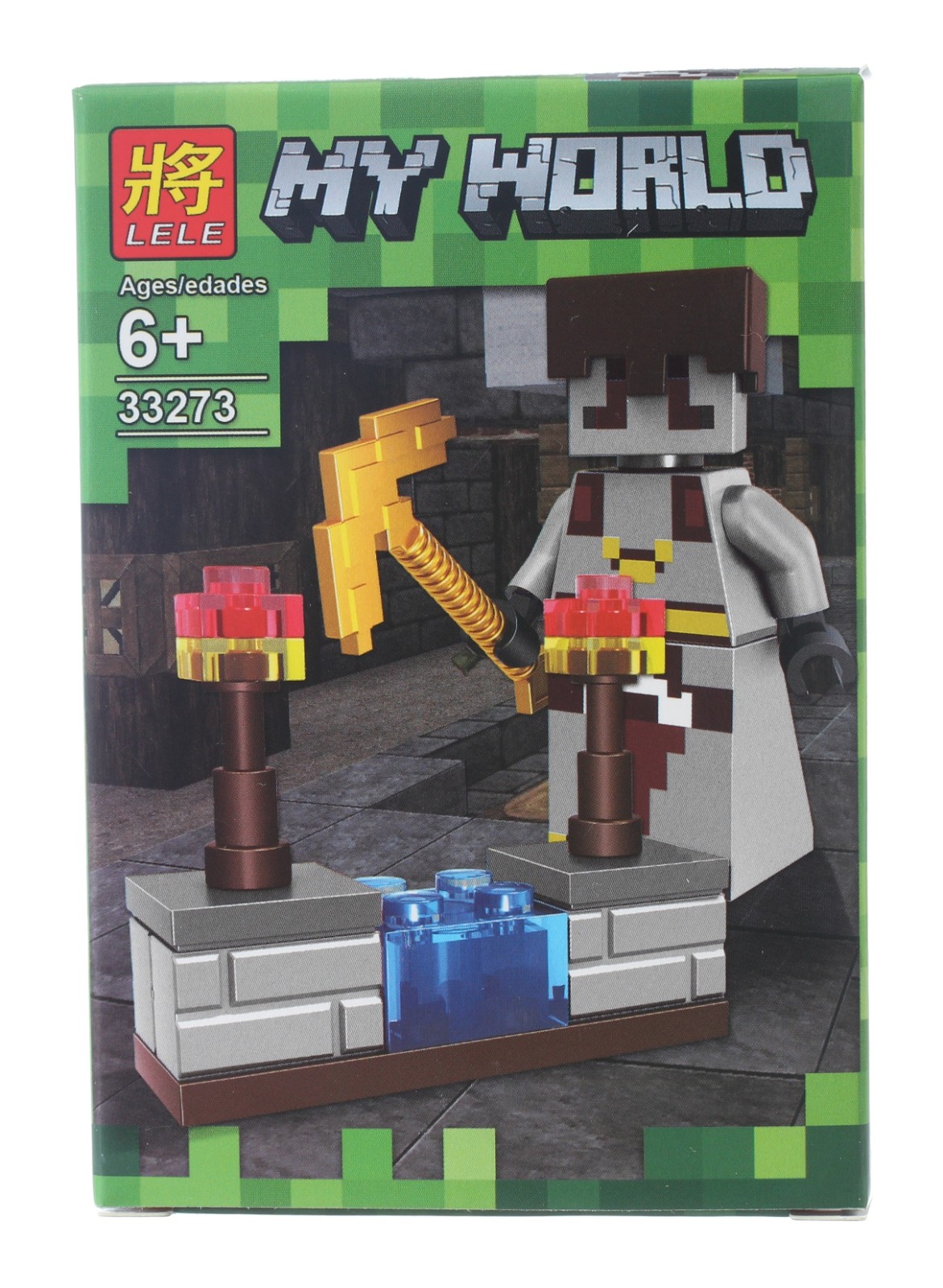 Суперпак минифигурок Minecraft «Герои Майнкрафт в пустыне и подземелье» 33273 (Совместимый с ЛЕГО), 12 наборов