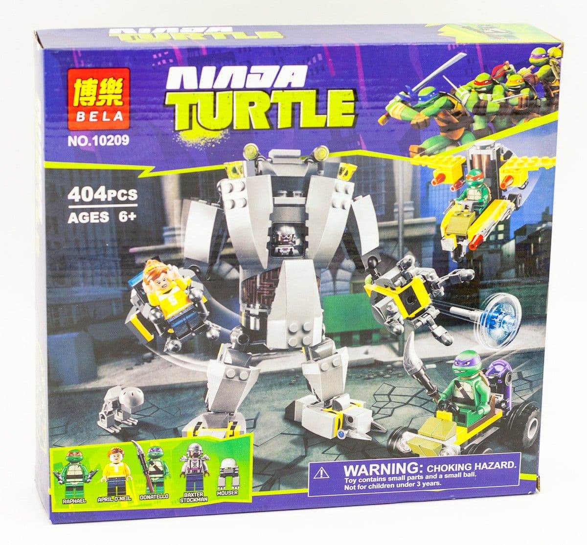 Конструктор Bl «Нападение робота Бакстера» 10209 (Ninja Turtle 79105) 404 детали