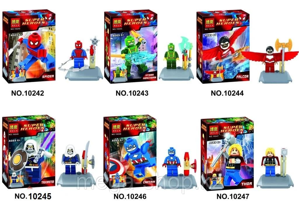 Конструктор Bl «Супергерои» 10242-47 (Super Heroes) за 1 шт.