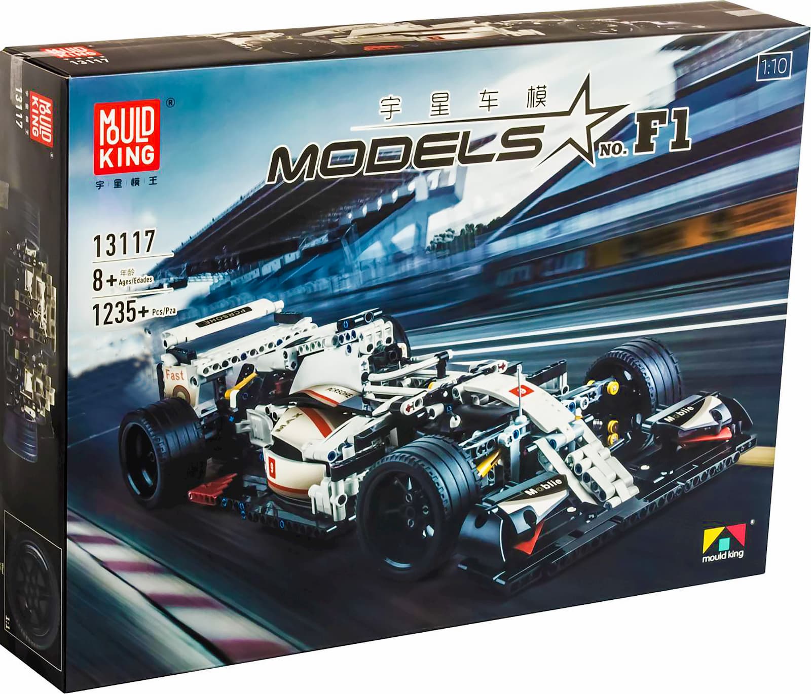 Конструктор Mould King «Гоночный автомобиль Formula-1» 13117 (MOC 31313) / 1235 деталей