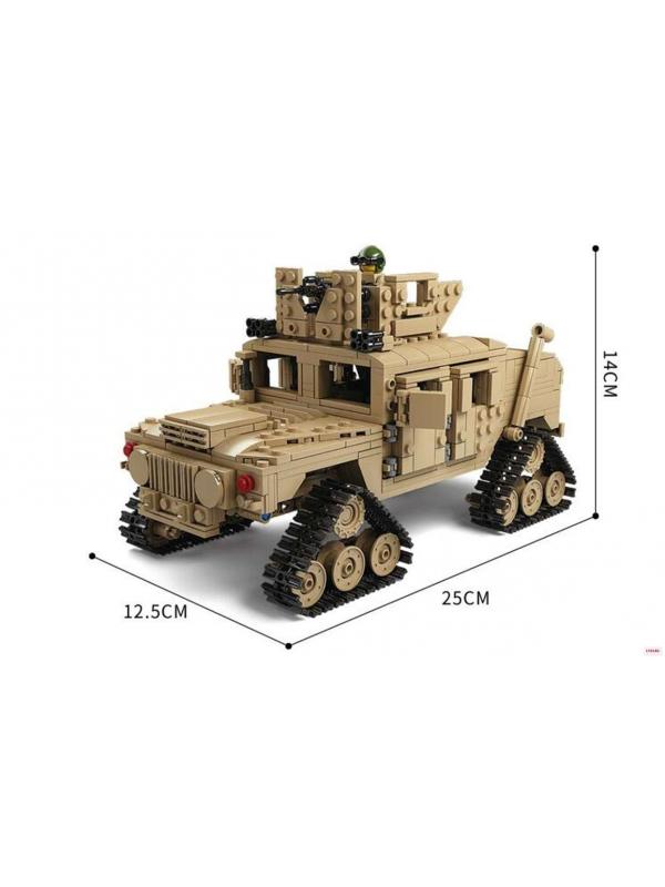 Конструктор Kazi 2 в 1 «Танк M1A2 Abrams и Hammer» KY10000 / 1463 детали