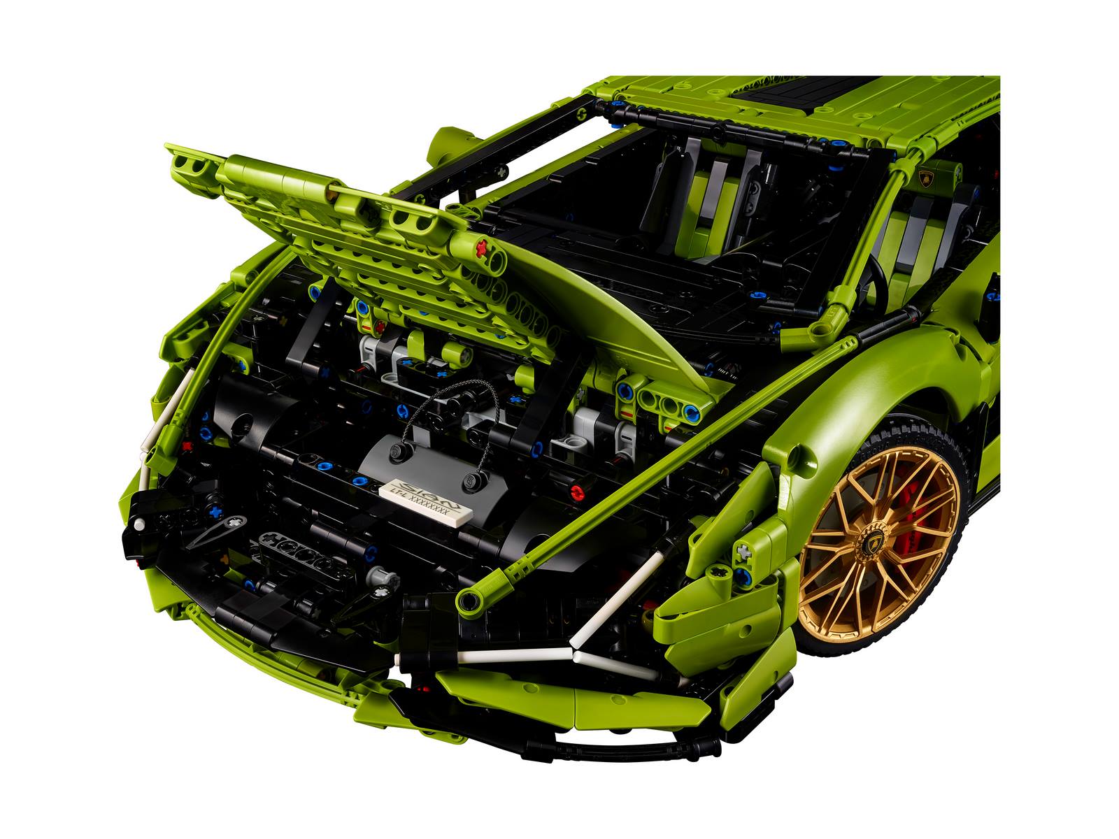Конструктор Mould King «Lamborghini Sian FKP 37» 13057D на Р/У (Technic 42115) 3868 деталей