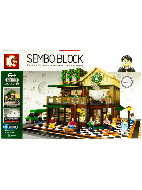Конструктор Sembo Block «Кофейня» 601093 / 2095 деталей