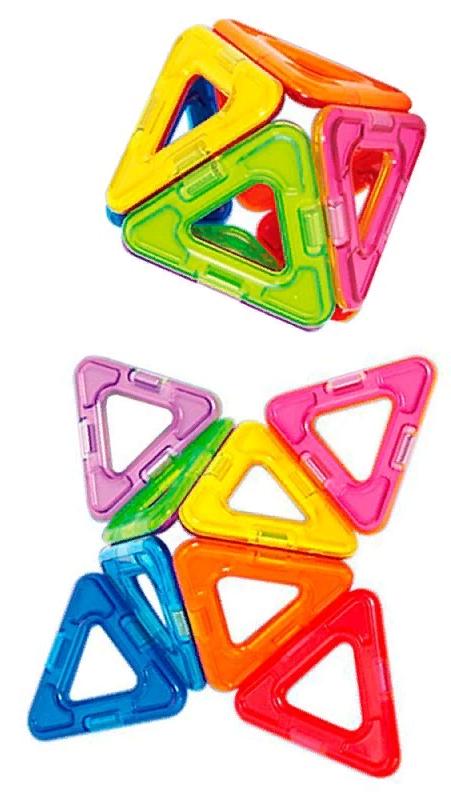 Магнитный конструктор «Цветные магниты» 2467 / 20 деталей