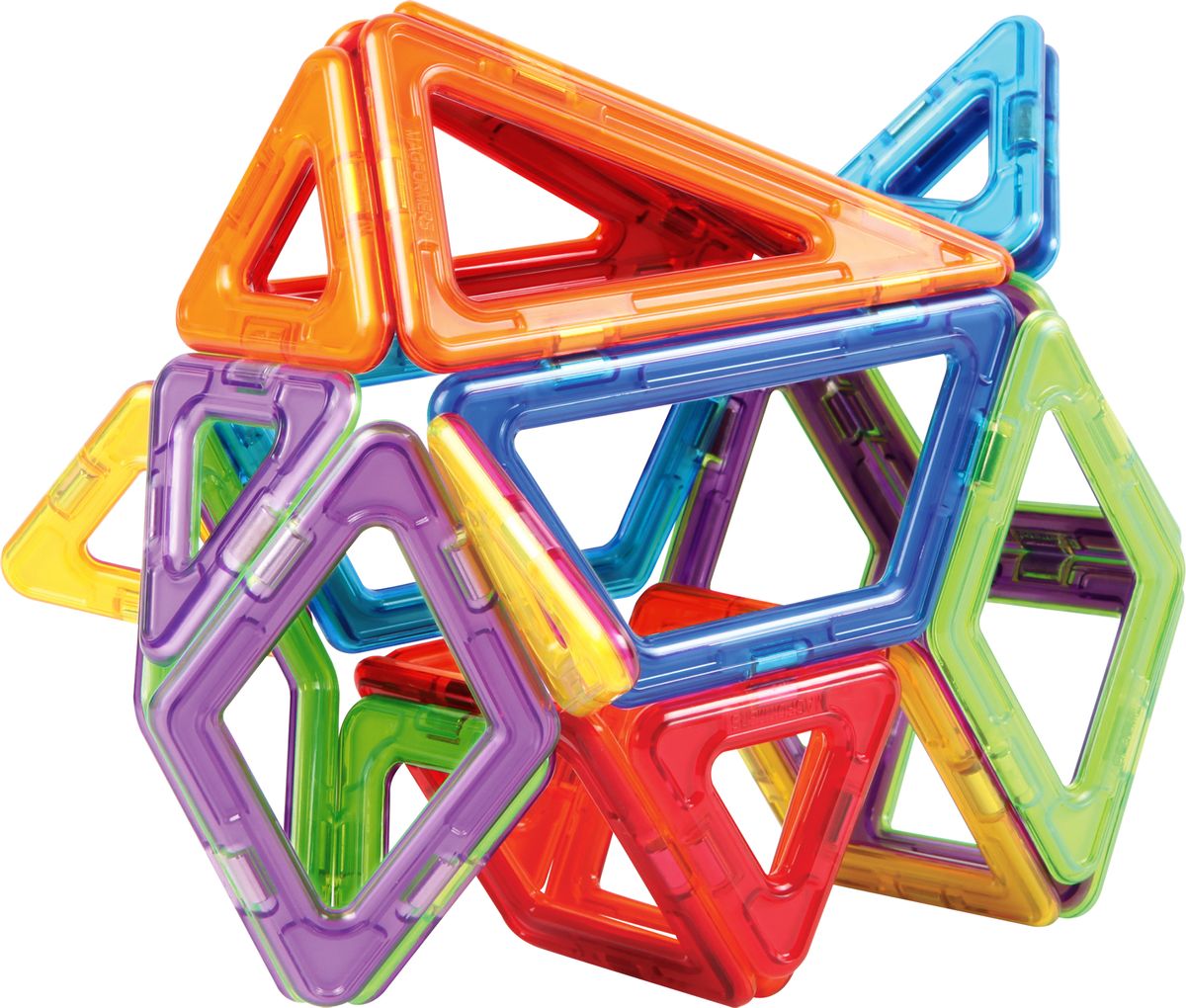 Магнитный конструктор «Цветные магниты» 2467 / 20 деталей