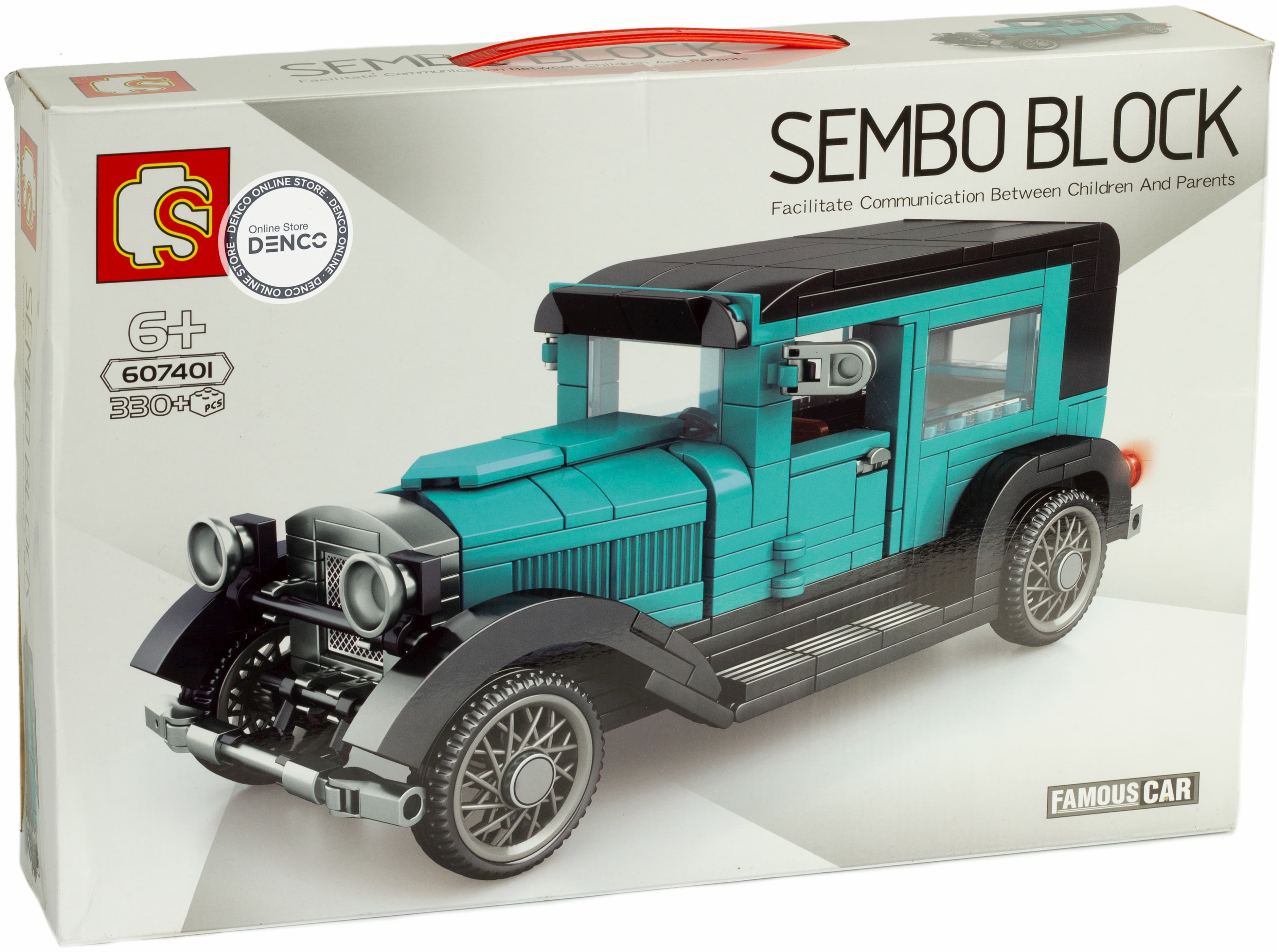 Конструктор Sembo Block «Ретро автомобиль Ford 1930 Model A» 607401 / 330 деталей