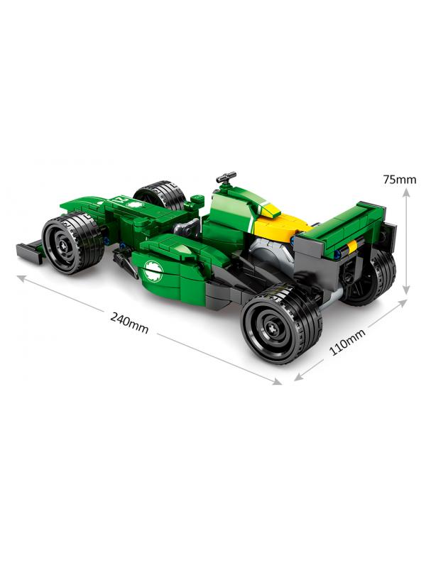 Конструктор Sembo Block «Гоночный болид Формулы 1: команда Renault» 701354 / 337 деталей