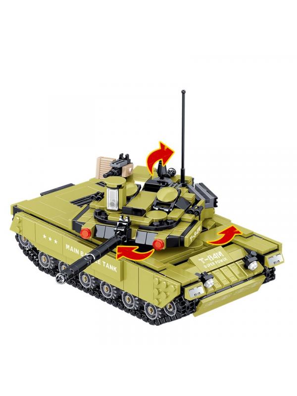 Конструктор ZHE GAO «Бронированный танк Т84-М» QL0135 775 деталей