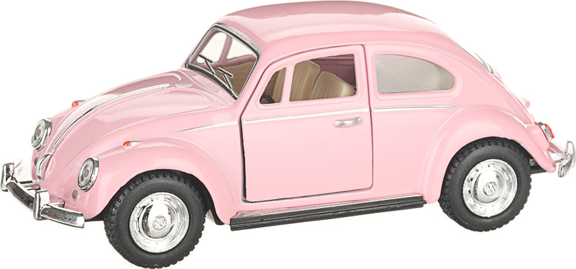 Металлическая машинка Kinsmart 1:32 «1967 Volkswagen Classical Beetle (Пастельные цвета)» KT5375D инерционная / Микс