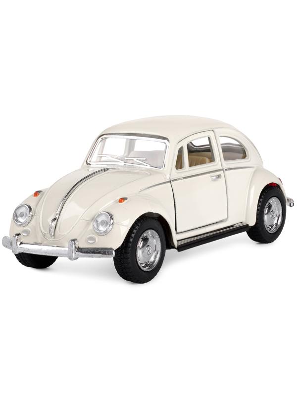 Металлическая машинка Kinsmart 1:32 «1967 Volkswagen Classical Beetle (Пастельные цвета)» KT5375D инерционная / Микс
