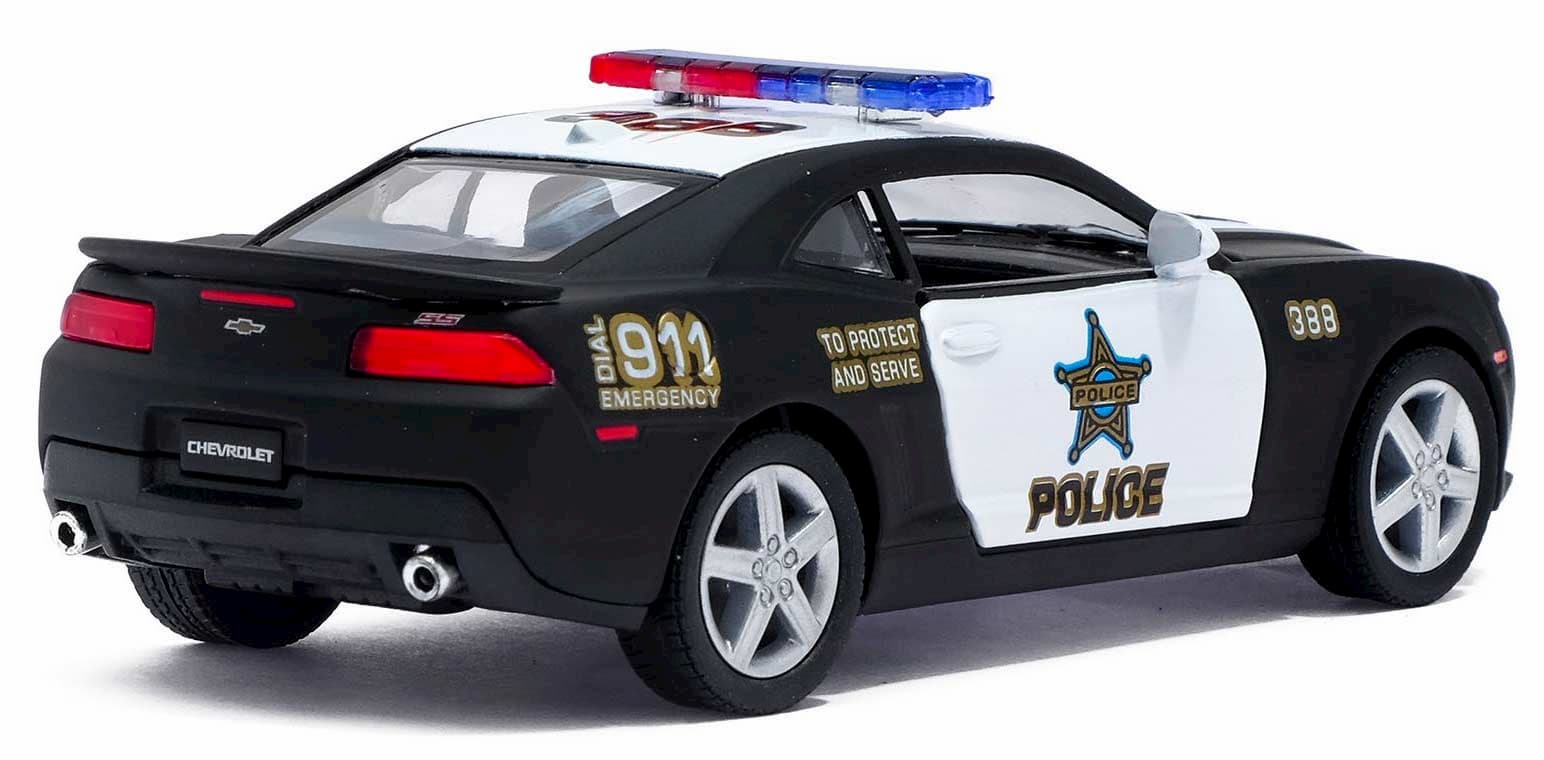 Металлическая машинка Kinsmart 1:38 «2014 Chevrolet Camaro (Police)» KT5383DP, инерционная