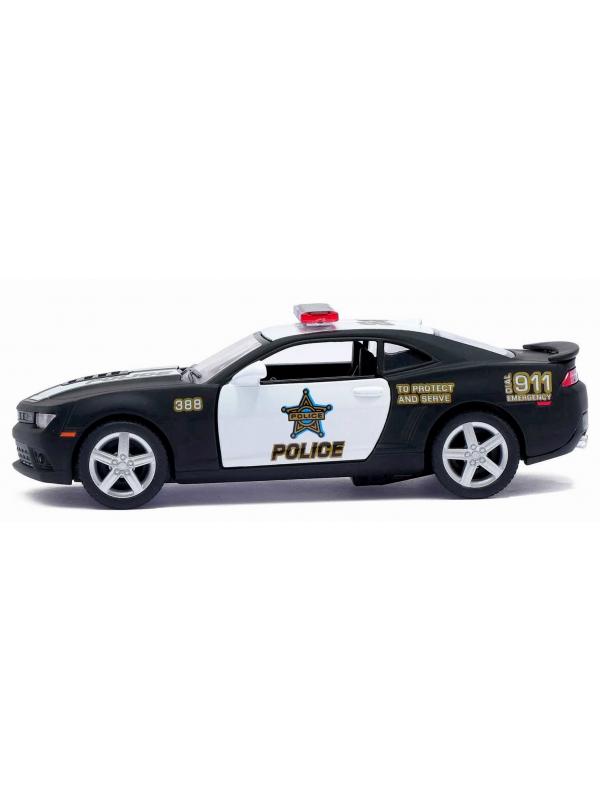 Металлическая машинка Kinsmart 1:38 «2014 Chevrolet Camaro (Police)» KT5383DP, инерционная