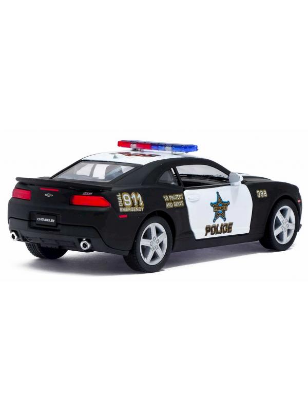 Металлическая машинка Kinsmart 1:38 «2014 Chevrolet Camaro (Police)» KT5383DP, инерционная