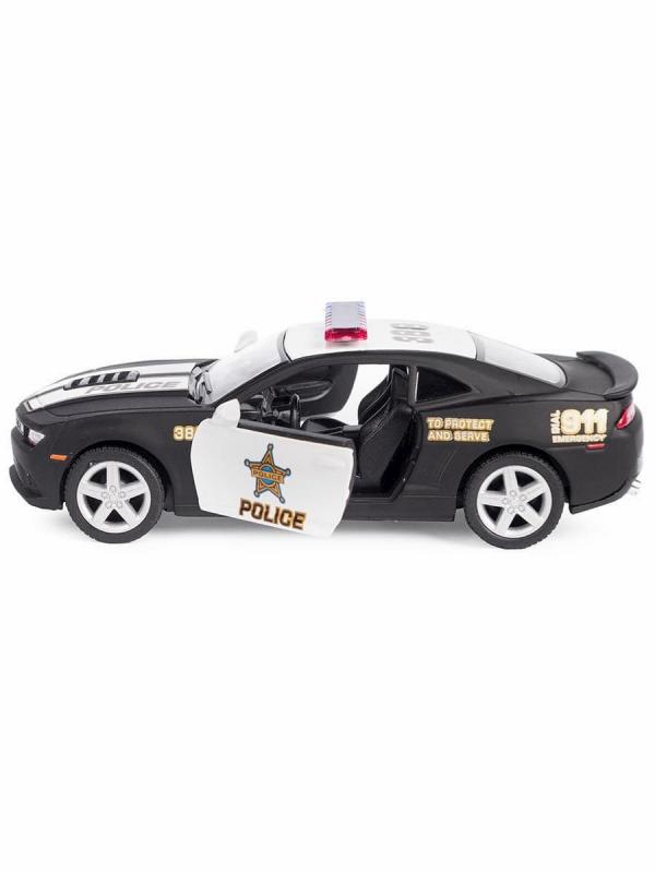 Металлическая машинка Kinsmart 1:38 «2014 Chevrolet Camaro (Police)» KT5383DP, инерционная