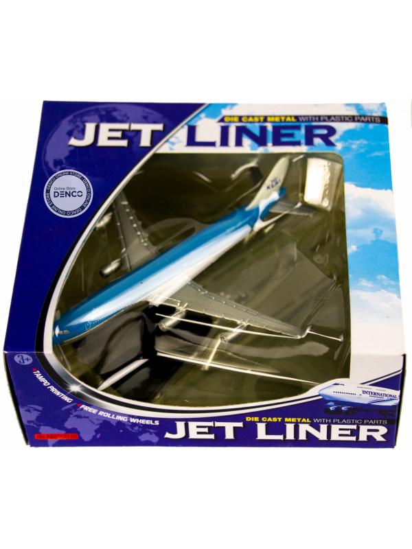 Металлическая модель самолета Jet Liner «Boeing / Airbus» 13 см. 8511312B  / Микс