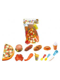 Детский набор продуктов с ножом на магните Cooking, 12 предметов