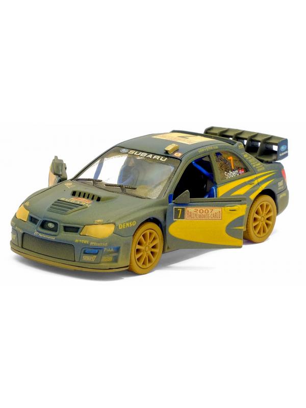 Металлическая машинка Kinsmart 1:36 «Subaru Impreza WRC 2007 (После заезда)» KT5328DY инерционная