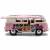 Металлическая машинка Kinsmart 1:32 «1962 Volkswagen Classical Bus (Пастельные цвета с принтом)» KT5060DYF инерционная / Микс