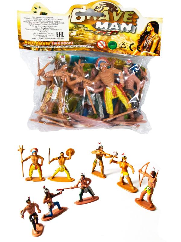 Набор фигурок «Индейцы» К7077-76 / Brave Man