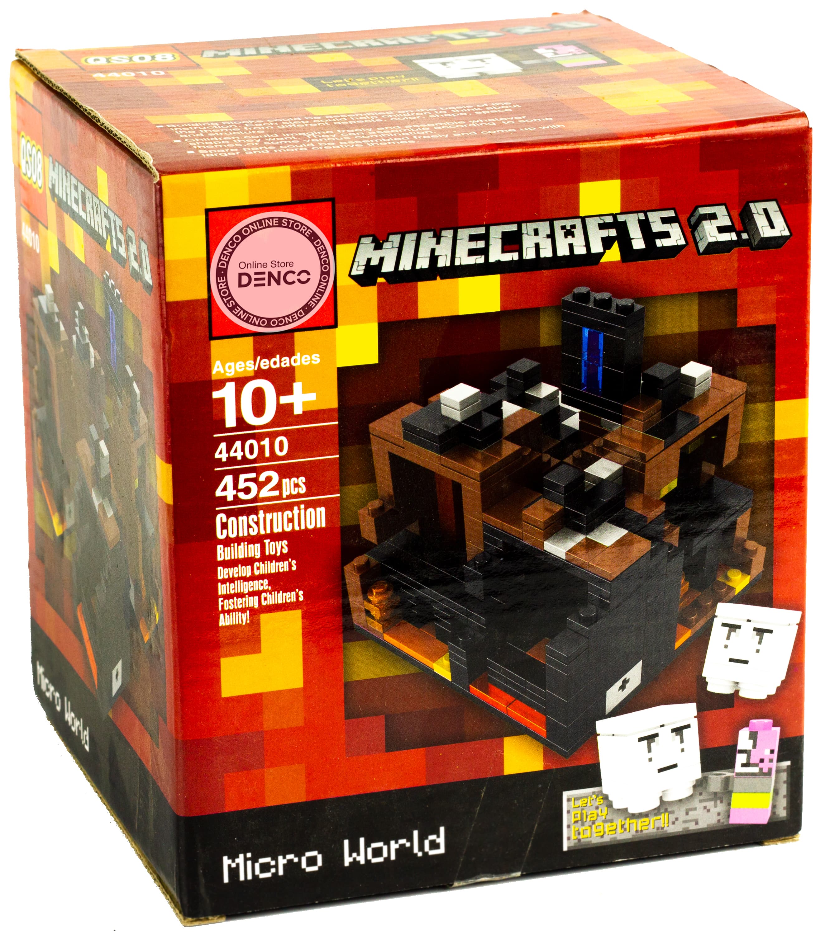 Конструктор QS08 «Микромир Minecraft 2.0» 44010 / 452 детали